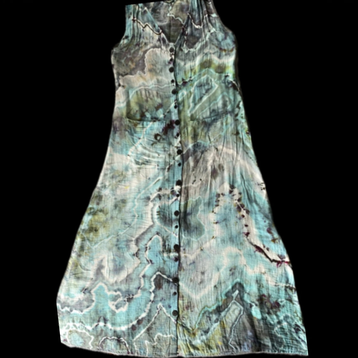 Organic Cotton Bamboo Button Dress